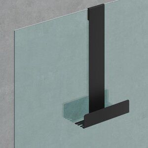 Hanging Shower Shelf no Drill Black Matte Shelf Metal Bathroom Organizer Gift